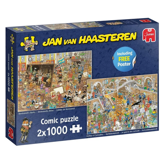 Rembrandts Atelier & Rariteitenkabinet 2 x 1000 Stukjes