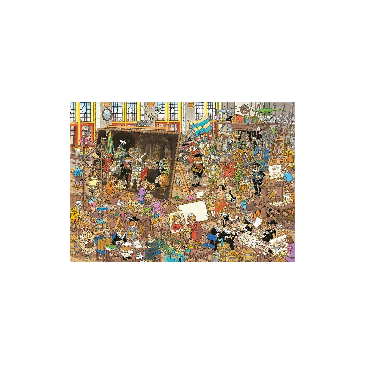 Rembrandts Atelier & Rariteitenkabinet 2 x 1000 Stukjes
