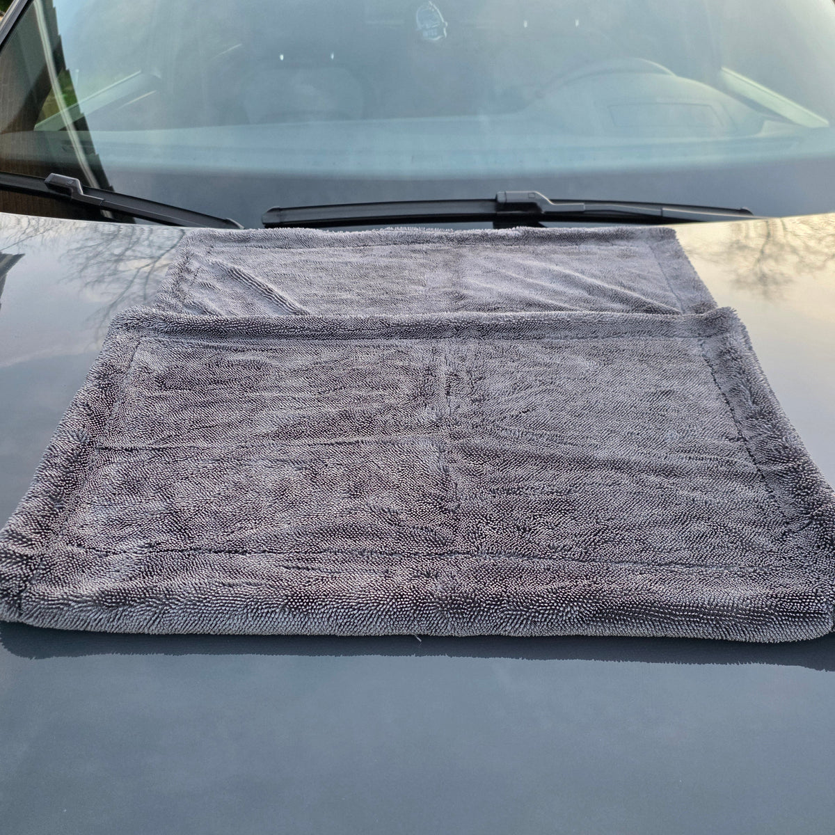 Intez Premium Droogdoek 1200 GSM - Ultra Absorberend 50x80cm dubbel-sided twisted loop