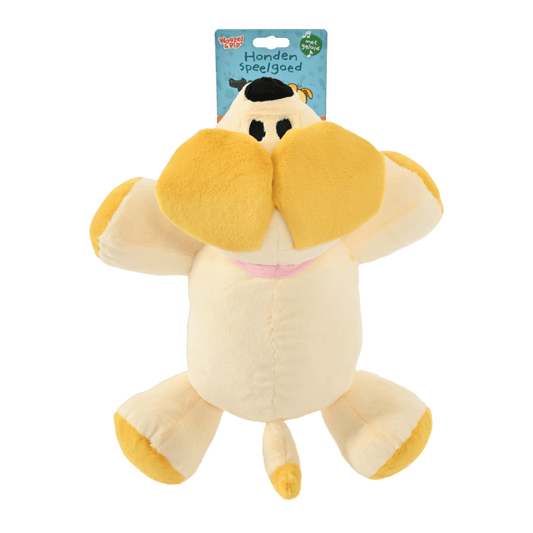 Woezel & Pip - Hondenspeelgoed - Pip pluche liggend met piep - 40cm